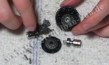 Selbst günstig ein RC Auto Kegeldifferential sperren mit Video